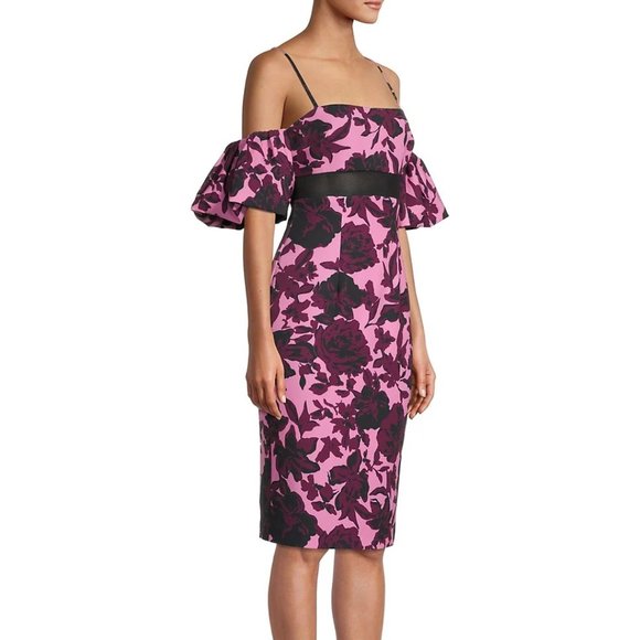 π« NWT Black Halo, Leona Dress, Size 4 - Picture 3 of 10